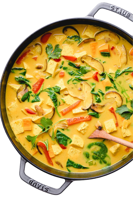 Family Meal: Thai Yellow Curry with Tofu & Eggplant (3 lb bag)